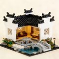 Oriental Courtyard Pavilion Building Set