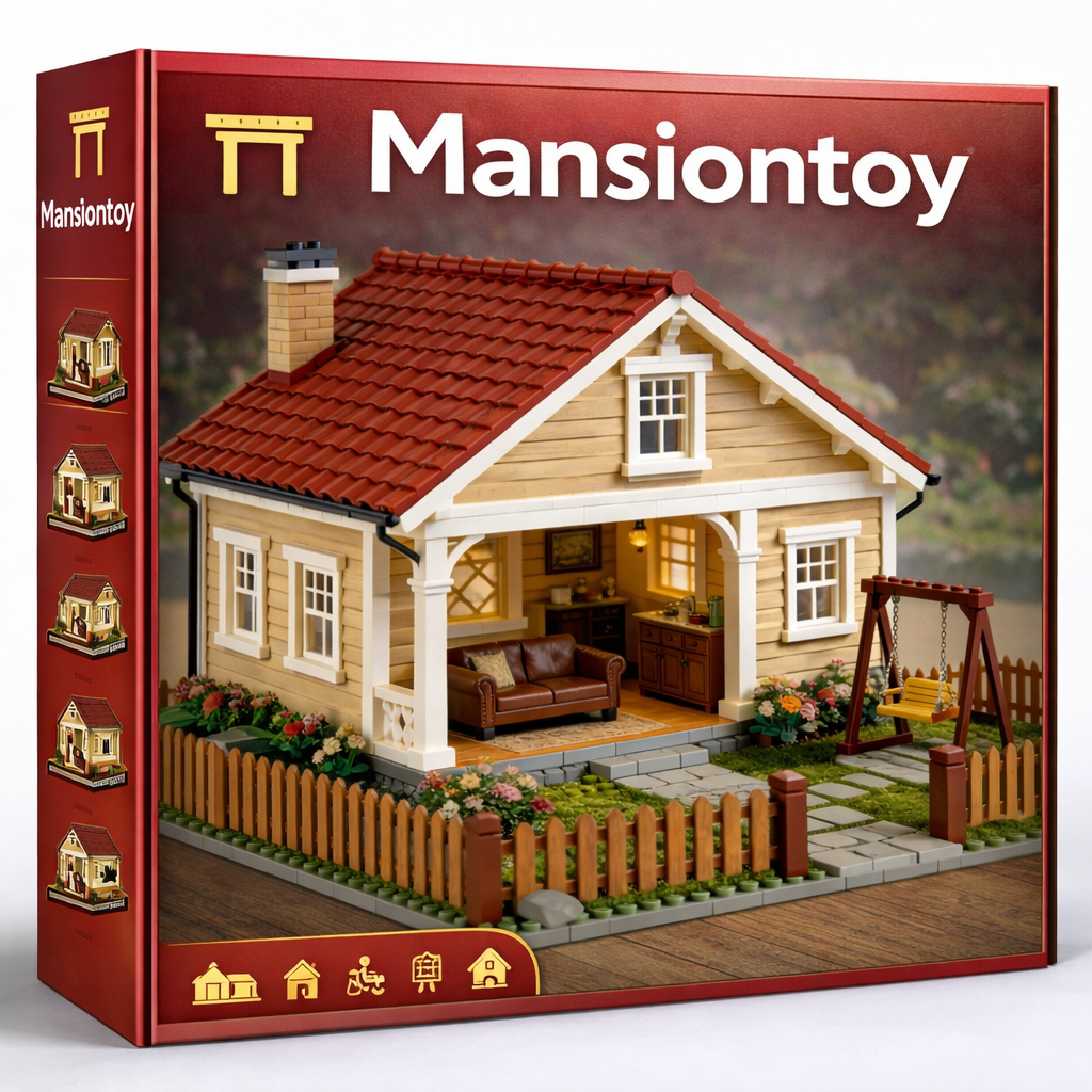 Warm Family Cottage Building Set